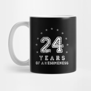 Vintage 24 years of awesomeness Mug